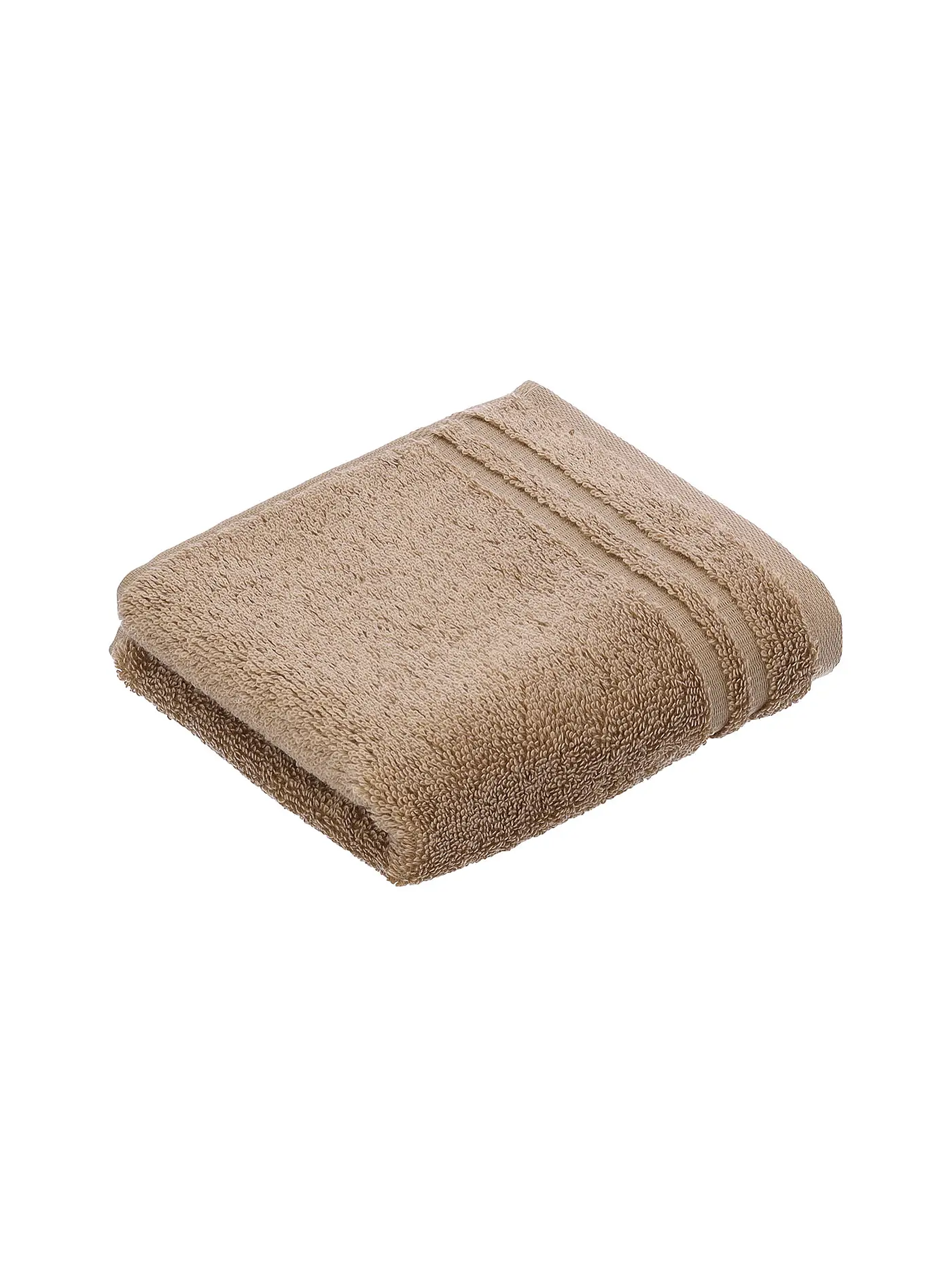 VOSSEN | Gästetuch Vienna Style Supersoft 30x50cm Deep Blue | camel